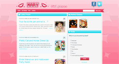 Desktop Screenshot of blog.mary.com