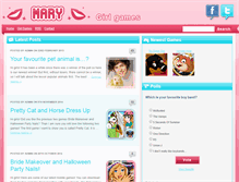 Tablet Screenshot of blog.mary.com
